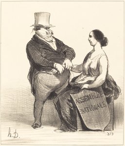 Doktor... ich bin nicht so krank... von Honoré Daumier