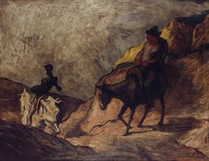 Don Quichotte und Sancho Pansa