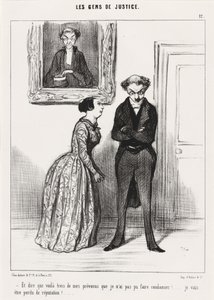 Und zu sagen, dass ich drei... Angeklagte nicht verurteilen konnte!... von Honoré Daumier
