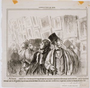 Ausstellung von 1859 - Meine Frau... Wie wir nicht hätten von Honoré Daumier