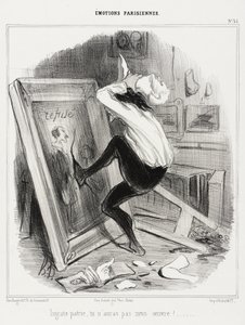 Undankbares Vaterland, du wirst mein Werk nicht haben! von Honoré Daumier