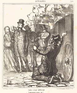 Früher war es anders von Honoré Daumier