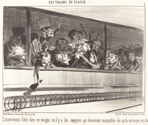 Das Unangenehme, in einem Waggon zu sein...