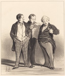 Das Verbot des Tragens von Auszeichnungen von Honoré Daumier