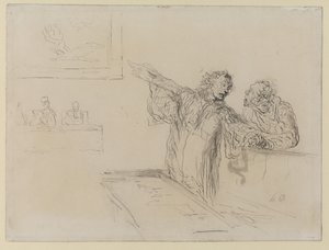 La Défense von Honoré Daumier