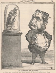 Die Traurigkeit von Rouher von Honoré Daumier