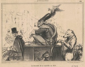Der Abstieg von Courtille im Jahr 1855