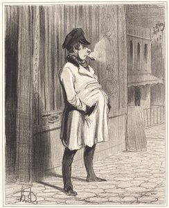 Der Klatscher von Honoré Daumier