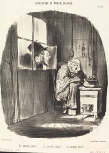 Le Cordon donc!... von Honoré Daumier