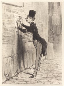 Der Platzanweiser von Honoré Daumier