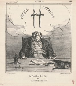 Der Präsident der Diät von Honoré Daumier