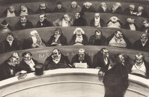 Le Ventre Legislatif (Der gesetzgebende Bauch) von Honore Daumier, 1834