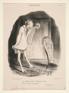 Le coton tombe, l von Honoré Daumier