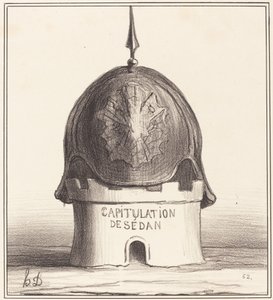Die Krönung seines Bauwerks von Honoré Daumier