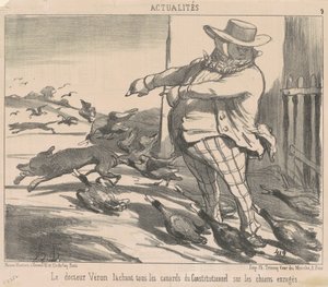 Doktor Véron lässt alle Enten los von Honoré Daumier