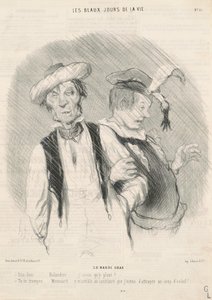 Der Karnevalsdienstag von Honoré Daumier