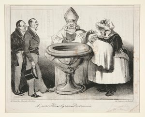 Der kleine Thiers, getauft Doctrinaire von Honoré Daumier