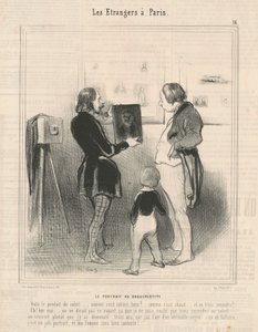 Das Porträt im Daguerreotyp von Honoré Daumier