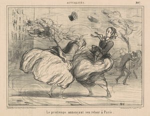 Der Frühling kündigt seine Rückkehr nach Paris an