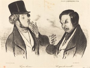 Der reine Havanna! Die Zigarre aus Marseille von Honoré Daumier