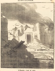 Das Reich ist der Frieden von Honoré Daumier