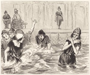Die Barbotteuses von Honoré Daumier