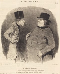 Die Kampferzigaretten von Honoré Daumier