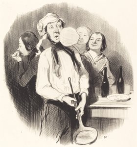 Die Crêpes von Honoré Daumier