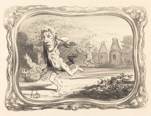 Die neugierigen Bestraften von Honoré Daumier