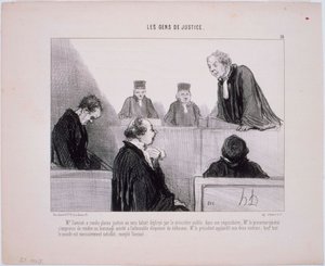 Die Leute der Justiz - Herr Anwalt hat volle Gerechtigkeit walten lassen