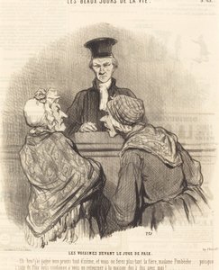 Die Nachbarinnen vor dem Friedensrichter