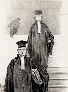 Haupttreppe des Justizpalastes, 1848