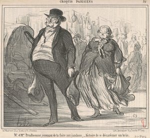 Herr und Frau Prudohomme kehren von der Messe zurück...