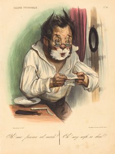 Oh! Meine Frau ist tot! von Honoré Daumier