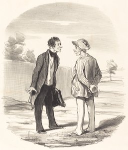 Ja, Herr Gimblet, die Ordnung wird... wiederhergestellt... von Honoré Daumier