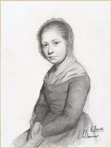 Porträt eines Mädchens (Jeannette) von Honoré Daumier