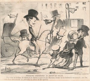 Nächste Verordnung des Polizeipräfekten von Honoré Daumier