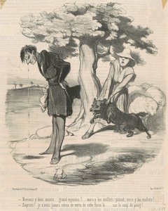 Komm doch wieder... großer Verführer! von Honoré Daumier