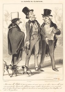 Sans doute M. Riflot le droit... von Honoré Daumier
