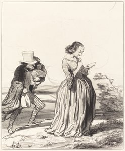 Saperlotte!... wie ich möchte... dass meine Frau fertig ist... von Honoré Daumier