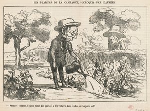 Verdammte Salate von Honoré Daumier