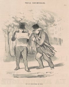 Auf den Boulevards von Paris