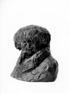 Die Büsten der Celebrites du Juste Milieu. Karikatur von Clement Prunelle, doctor, depute und Bürgermeister von Lyon. Skulptur von Honore Daumier. Musee des Beaux Arts, Palais Longchamp