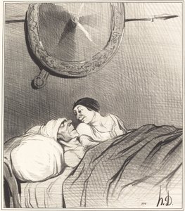 Ulysses und Penelope von Honoré Daumier