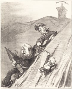 Ein gefährlicher Weg von Honoré Daumier