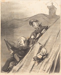 Ein gefährlicher Weg von Honoré Daumier