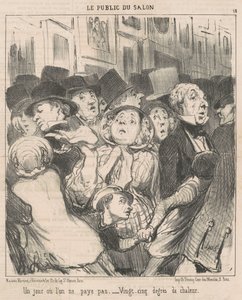 Ein Tag ohne Bezahlung von Honoré Daumier