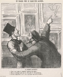 Ein fantasievoller Maler von Honoré Daumier