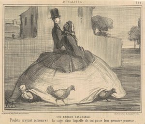 Ein verzeihlicher Fehler von Honoré Daumier