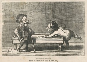 Ein Regentag von Honoré Daumier